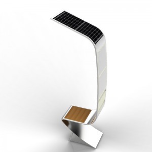 Najpopularniejsze Smart Solar Street Advertising Drewniana ławka meblowa z metalową ramą