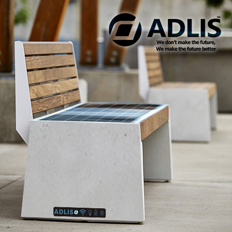 Ładowanie USB Smart Wifi Najnowszy projekt Smart Garden Bench With Solar